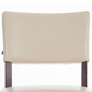 Silla de Confidente CAPULCO, patas marrones en color negro