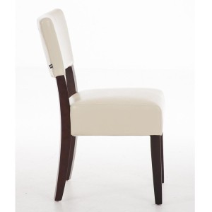 Silla de Confidente CAPULCO, patas marrones en color negro