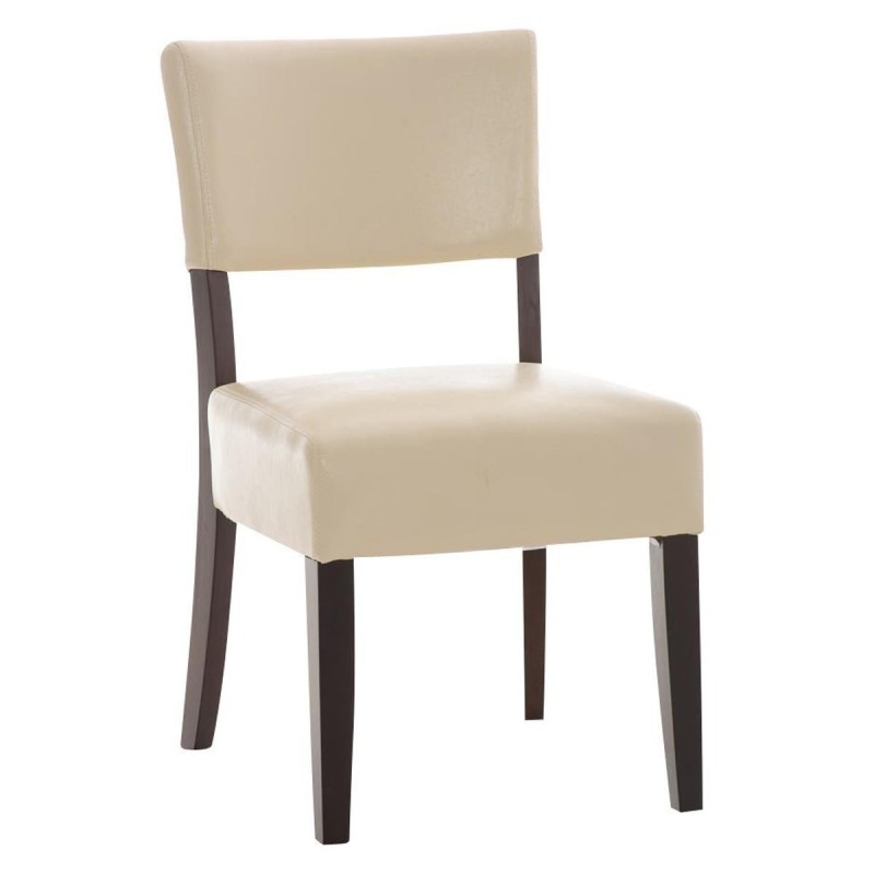 Silla de Confidente CAPULCO, patas marrones en color negro