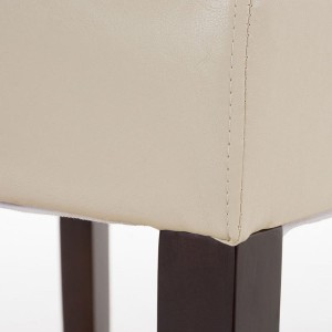 Silla de Confidente CAPULCO, patas marrones en color negro