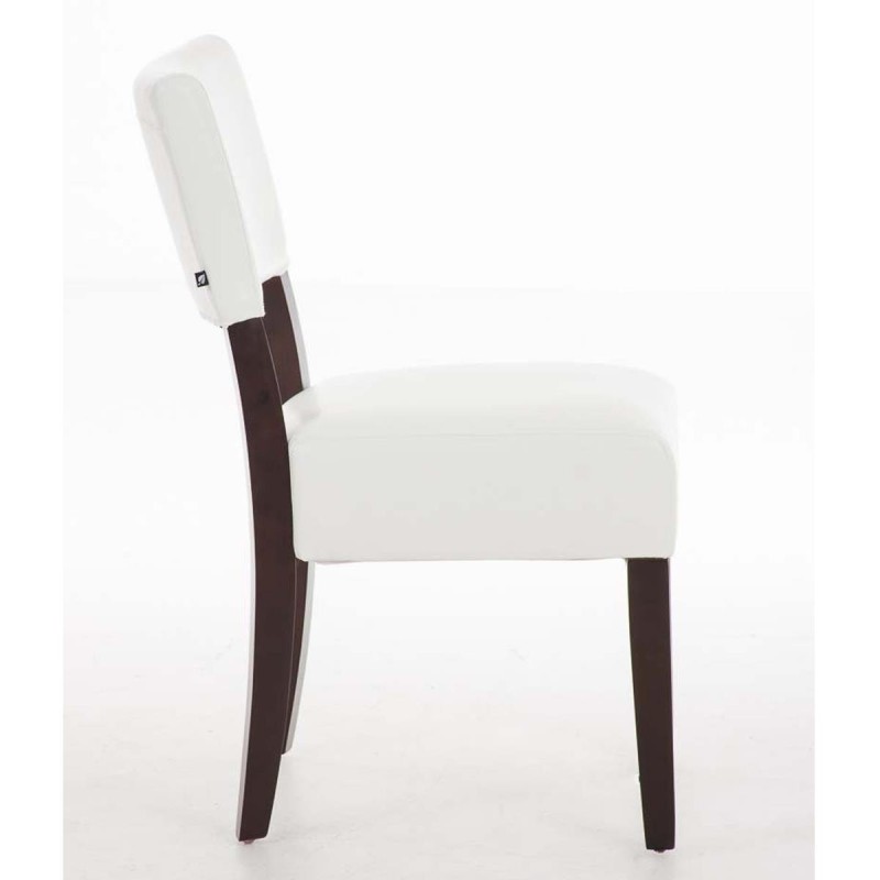 Silla de Confidente CAPULCO, patas marrones en color negro