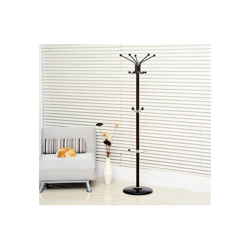 Perchero MANUTO con paragüero integrado color negro