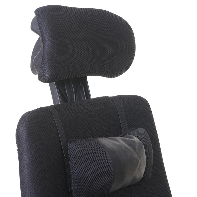 Silla Ergonomica FABIO reclinable, malla color negro