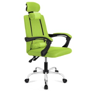 Silla Ergonomica FABIO reclinable, malla color negro