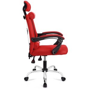 Silla Ergonomica FABIO reclinable, malla color negro