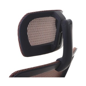 Silla de oficina NUTAL totalmente ajustable en malla color negro/gris