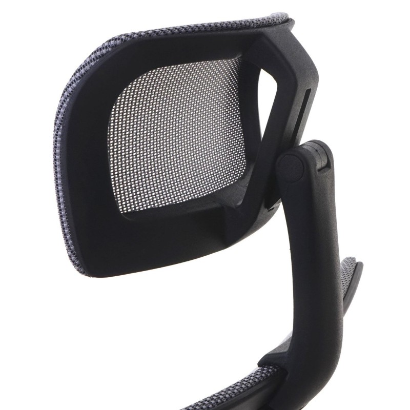 Silla de oficina NUTAL totalmente ajustable en malla color negro/gris