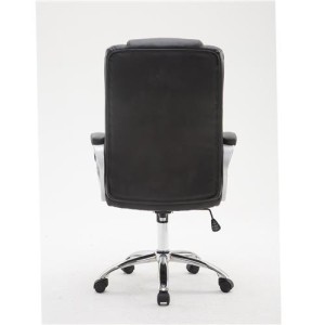 Sillón de oficina LOPE en piel color negro