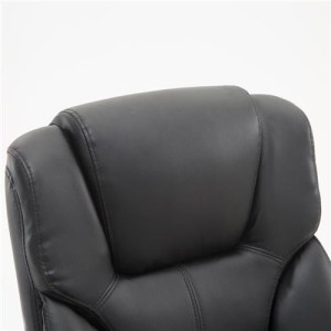 Sillón de oficina LOPE en piel color negro