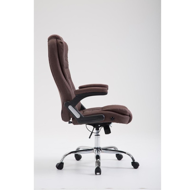 Sillón de Oficina SAN ANTONIO TELA, Gran acolchado, color Negro