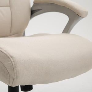 Sillón de oficina BALTIMORE TELA, en color negro