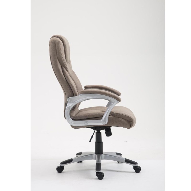 Sillón de oficina BALTIMORE TELA, en color negro