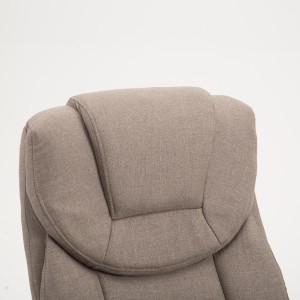 Sillón de oficina BALTIMORE TELA, en color negro