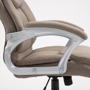 Sillón de oficina BALTIMORE TELA, en color negro