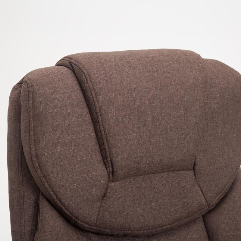 Sillón de oficina BALTIMORE TELA, en color negro