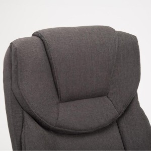 Sillón de oficina BALTIMORE TELA, en color negro