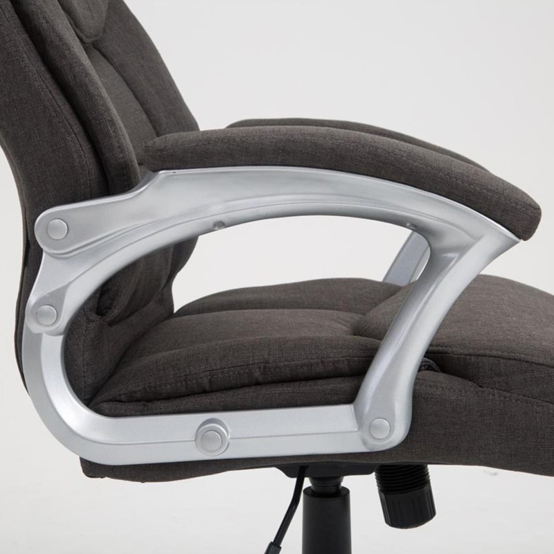 Sillón de oficina BALTIMORE TELA, en color negro