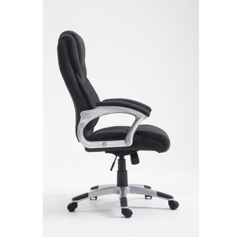 Sillón de oficina BALTIMORE TELA, en color negro