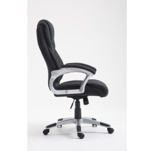 Sillón de oficina BALTIMORE TELA, en color negro