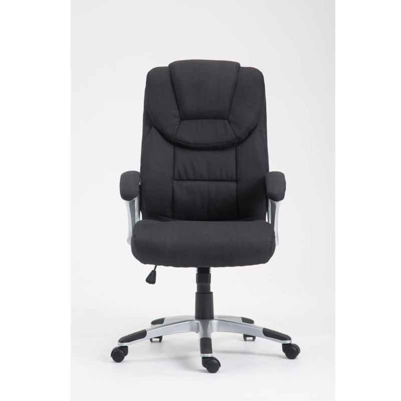 Sillón de oficina BALTIMORE TELA, en color negro