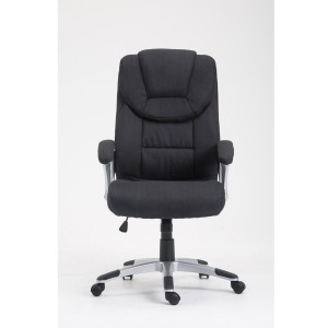 Sillón de oficina BALTIMORE TELA, en color negro