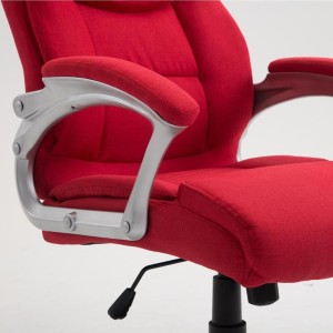 Sillón de oficina BALTIMORE TELA, en color negro