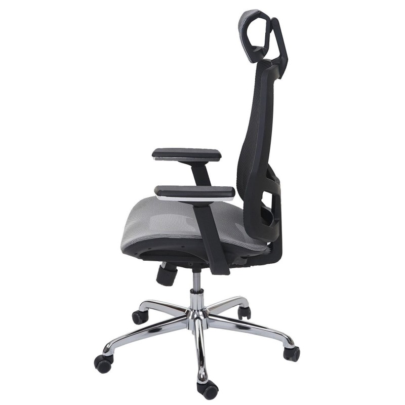 Silla Ergonómica BREND, ajustable, en malla negro