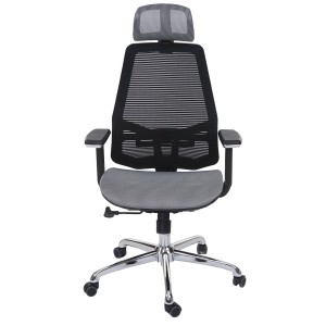 Silla Ergonómica BREND, ajustable, en malla negro