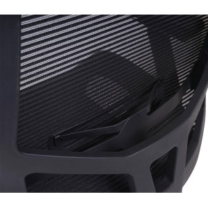 Silla Ergonómica BREND, ajustable, en malla negro