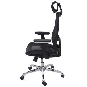 Silla Ergonómica BREND, ajustable, en malla negro