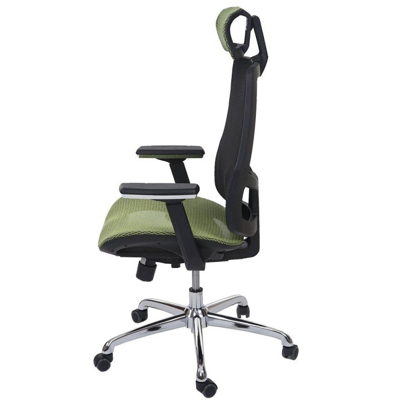 Silla Ergonómica BREND, ajustable, en malla negro
