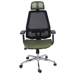 Silla Ergonómica BREND, ajustable, en malla negro