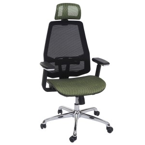Silla Ergonómica BREND, ajustable, en malla negro