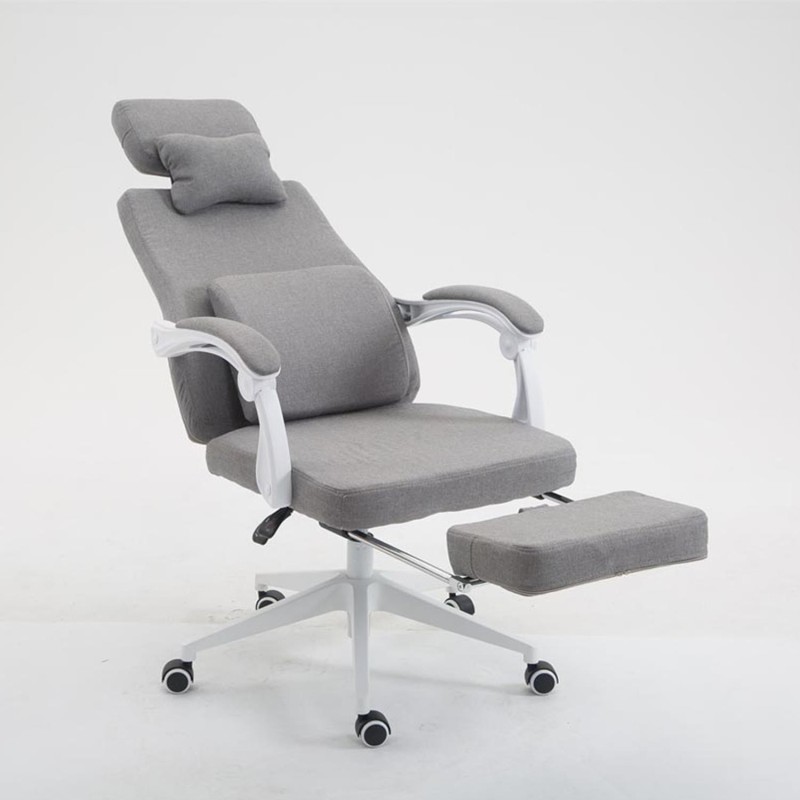 Sillón de Oficina ADRIANO, Reposapiés Extensible, color Negro