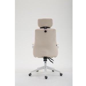 Sillón de Oficina ADRIANO, Reposapiés Extensible, color Negro