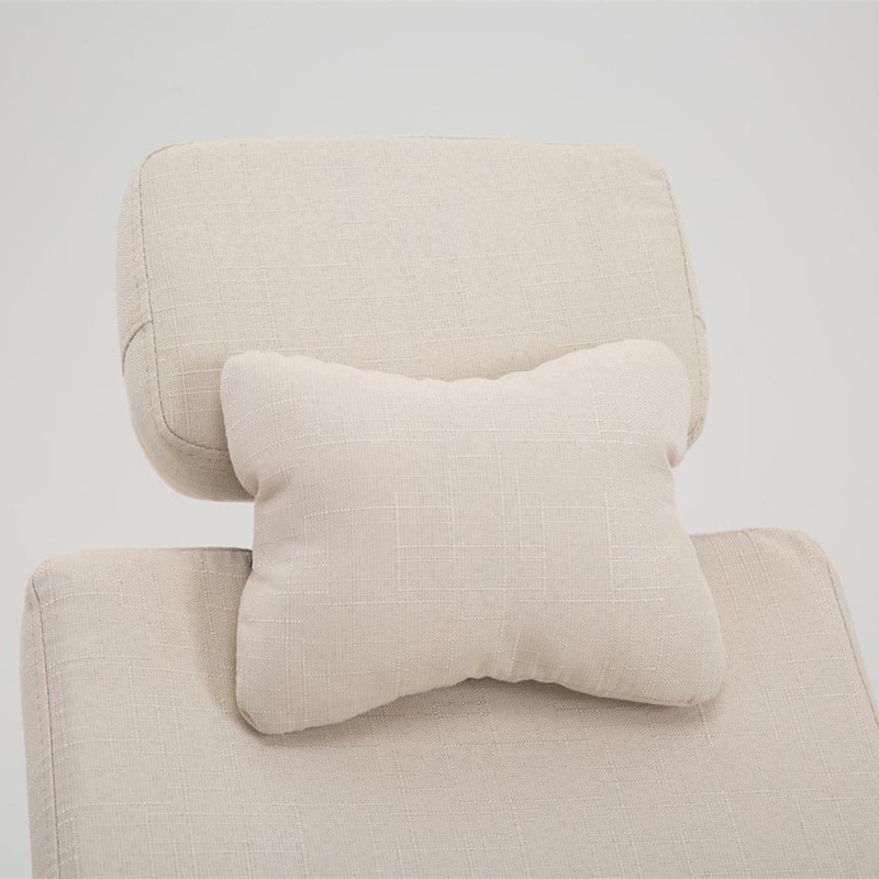 Sillón de Oficina ADRIANO, Reposapiés Extensible, color Negro