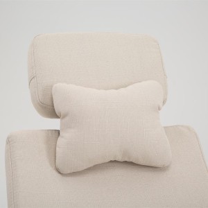 Sillón de Oficina ADRIANO, Reposapiés Extensible, color Negro