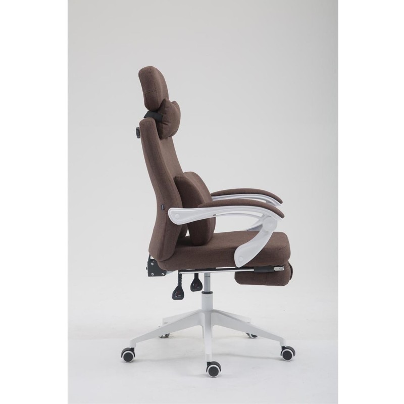 Sillón de Oficina ADRIANO, Reposapiés Extensible, color Negro