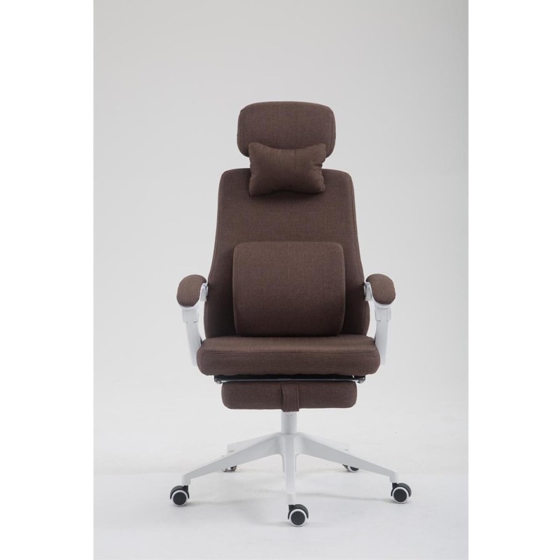 Sillón de Oficina ADRIANO, Reposapiés Extensible, color Negro