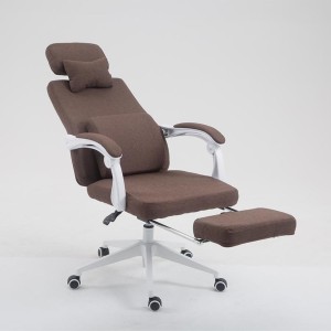 Sillón de Oficina ADRIANO, Reposapiés Extensible, color Negro