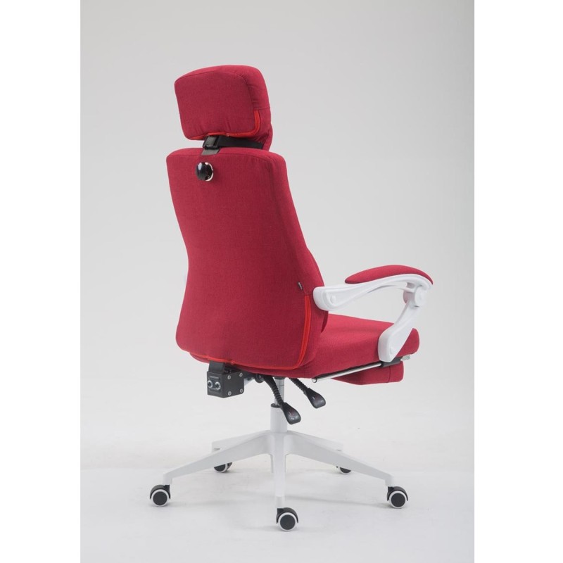 Sillón de Oficina ADRIANO, Reposapiés Extensible, color Negro