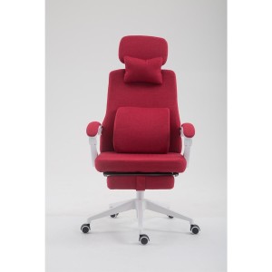 Sillón de Oficina ADRIANO, Reposapiés Extensible, color Negro