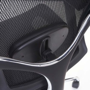 Silla Ergonómica TEIDE, ajustable, en malla negro