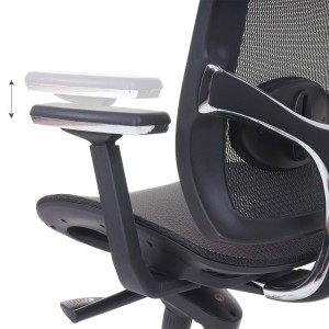 Silla Ergonómica TEIDE, ajustable, en malla negro
