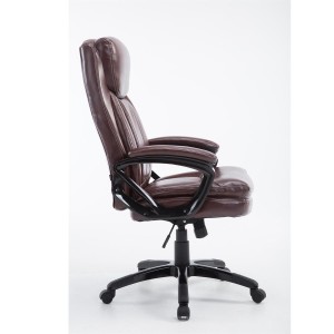 Sillón de Oficina TOMPA, Resistente hasta 150 kg, Gran acolchado, color Negro