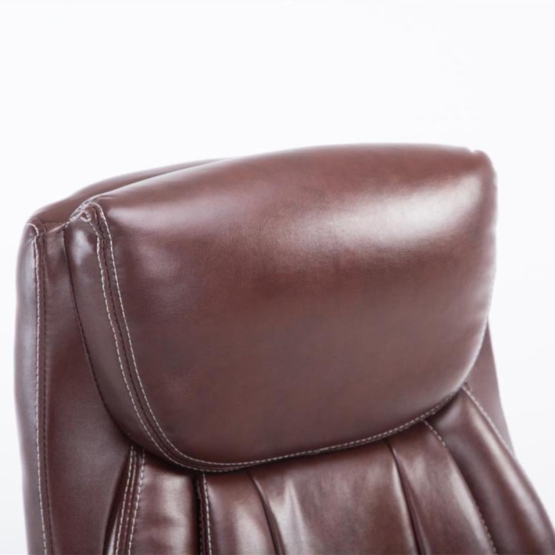 Sillón de Oficina TOMPA, Resistente hasta 150 kg, Gran acolchado, color Negro