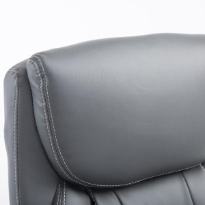 Sillón de Oficina TOMPA, Resistente hasta 150 kg, Gran acolchado, color Negro