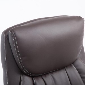Sillón de Oficina TOMPA, Resistente hasta 150 kg, Gran acolchado, color Negro