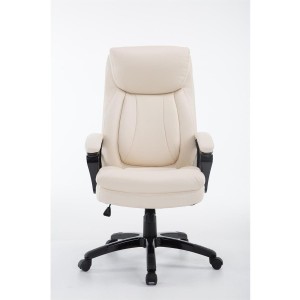 Sillón de Oficina TOMPA, Resistente hasta 150 kg, Gran acolchado, color Negro