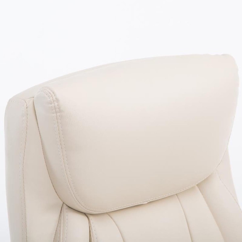 Sillón de Oficina TOMPA, Resistente hasta 150 kg, Gran acolchado, color Negro